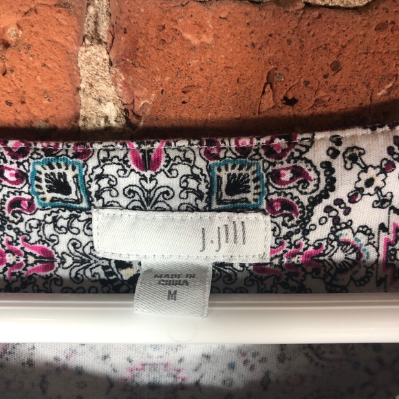 J.Jill Women's Short Sleeve Blouse - Picture 2 of 5